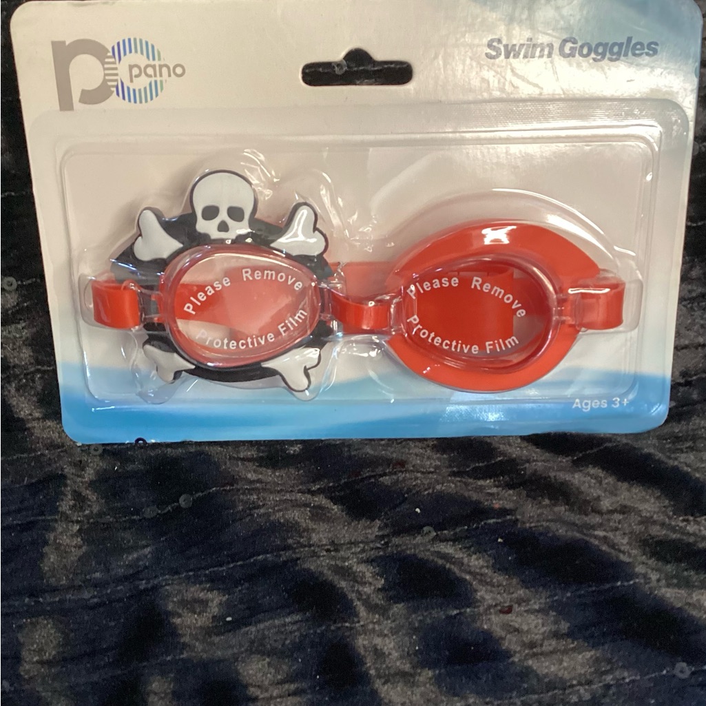 Kids Swim Goggles  Red